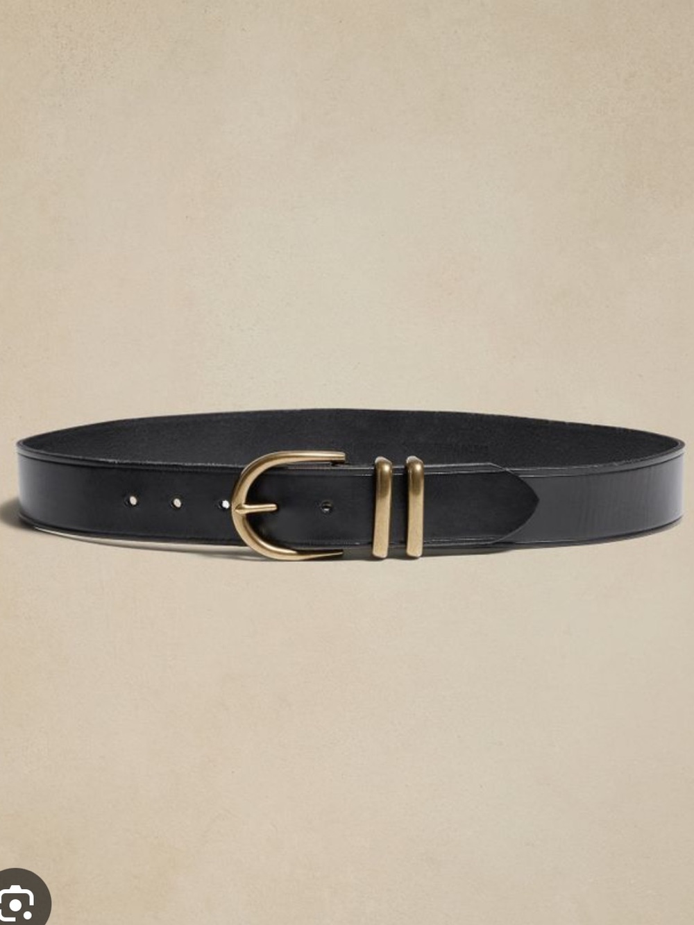Banana Republic - Fiori Leather Belt (black)